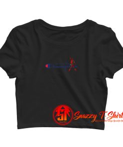 Deadpool Freddie Mercury Champion Crop Top Shirt