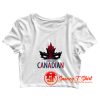 Deadpool Mouthy Canadian Crop Top Shirt