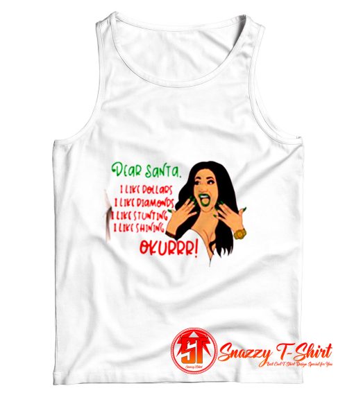 Dear Santa I Like Dollars Tank Top