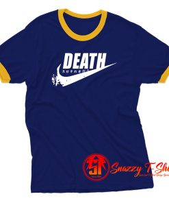 Death Do It Nike Parody Ringer Tee