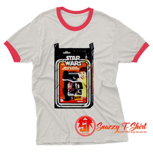 Death Star Playset Box Ringer Tee