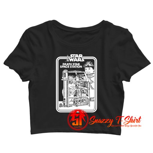 Death Star Space Station Playset Kenner DK Crop Top Shirt