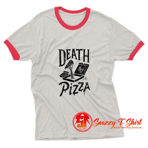 Death by Pizza Ringer Tee