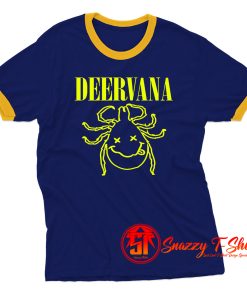 Deervana Parody Classic Ringer Tee