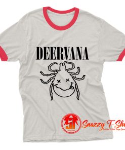 Deervana Parody Ringer Tee