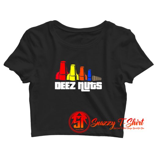 Deez Nuts Electrician Crop Top Shirt