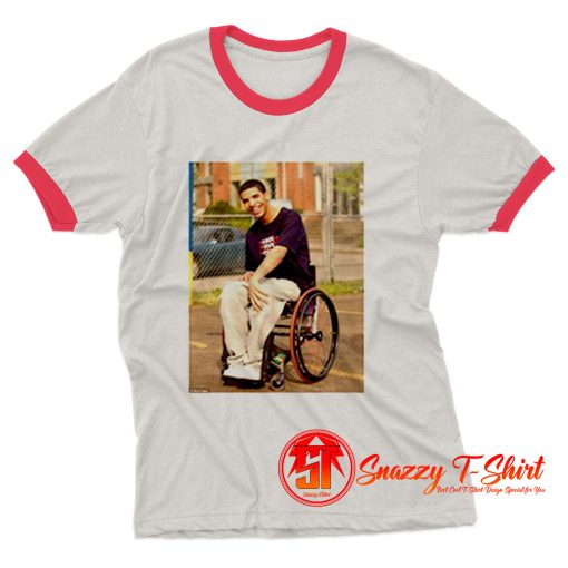 Degrassi Aubrey Drake Graham White Shirt Ringer Tee