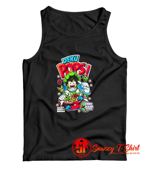 Deku Pops My Hero Academia Anime Tank Top