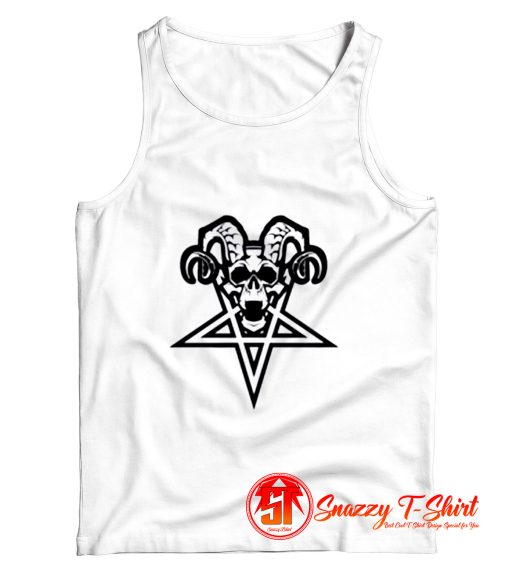 Demon Skull Pentagram Devil Satanic Satanism Heavy Metal Tank Top