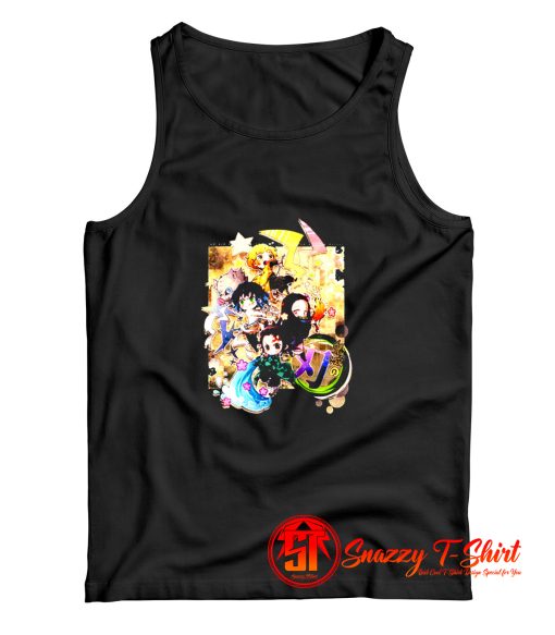 Demon Slayer Manga Anime Characters Tank Top