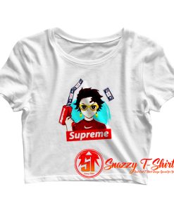 Demon Slayer Tanjiro Supreme Swag Style Crop Top Shirt