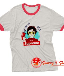 Demon Slayer Tanjiro Supreme Swag Style Ringer Tee