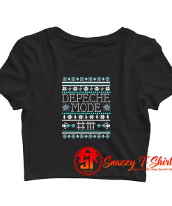 Depeche Mode Band Ugly Christmas Crop Top Shirt