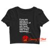 Desmond Tutu Quote Crop Top Shirt