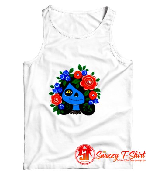 Dia De Los Muertos A Zombie Girl Tank Top