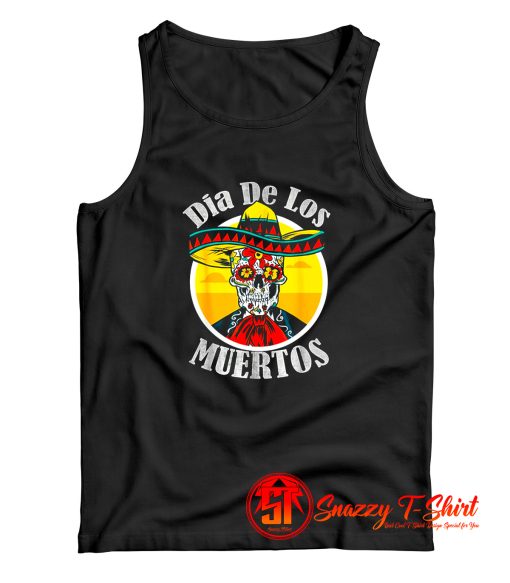 Dia De Los Muertos Day Of The Dead Skull Tank Top