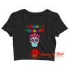 Dia De Muertos Crop Top Shirt