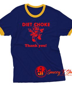 Diet Choke Thank You gemuk Ringer Tee