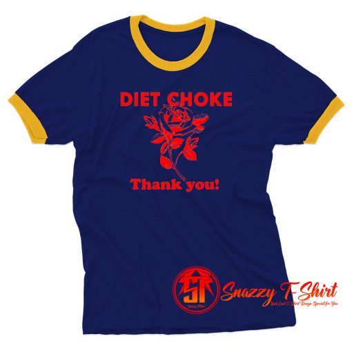 Diet Choke Thank You gemuk Ringer Tee