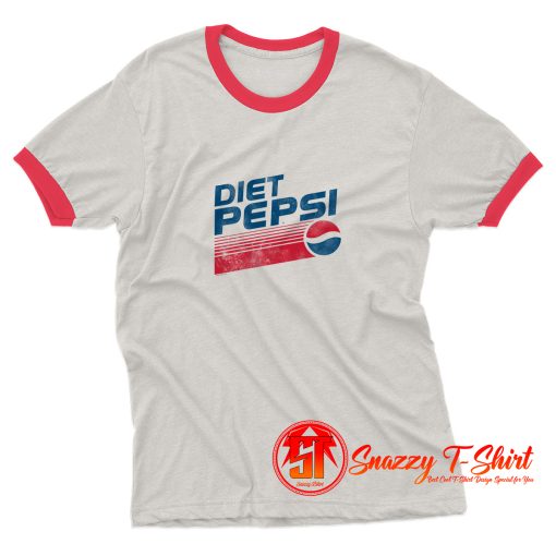 Diet Pepsi Vintage 80s Ringer Tee