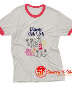 Disney Cat Lady Ringer Tee