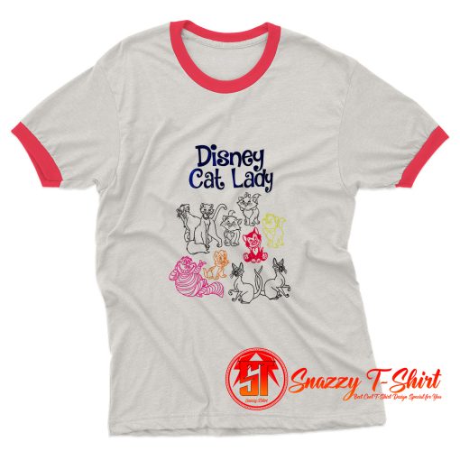 Disney Cat Lady Ringer Tee