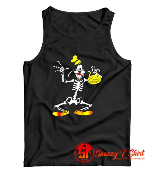 Disney Goofy Skeleton Halloween Tank Top