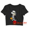 Disney Halloween Micke Mouse Skeleton Crop Top Shirt