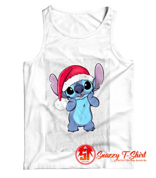 Disney Lilo Stitch Christmas Santa Hat Tank Top