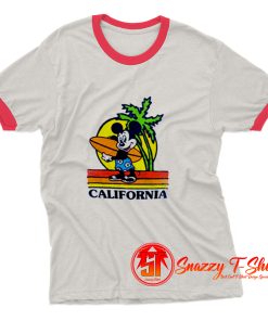 Disney Mickey Mouse California Ringer Tee