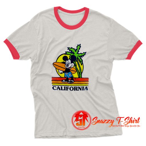 Disney Mickey Mouse California Ringer Tee