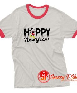 Disney Mickey Mouse Happy New Year Ringer Tee