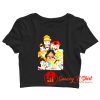 Disney Princess Funny Cover Cinderella Cute Crop Top Shirt