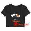 DisneyHalloween Quarantine Mask On Fun Crop Top Shirt