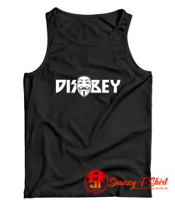 Disobey Mask V for Vendetta Tank Top