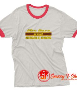 Dive Bars and Muscle Cars Ringer Tee