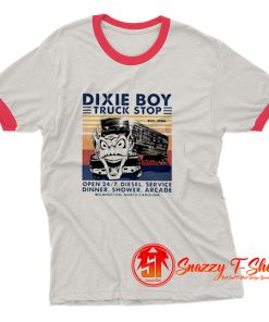 Dixie Boy Truck stop Ringer Tee