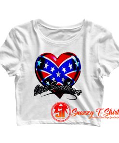 Dixie Sweetheart Crop Top Shirt