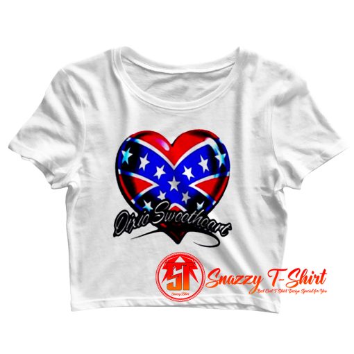 Dixie Sweetheart Crop Top Shirt