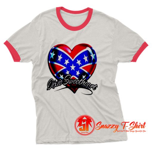 Dixie Sweetheart Ringer Tee