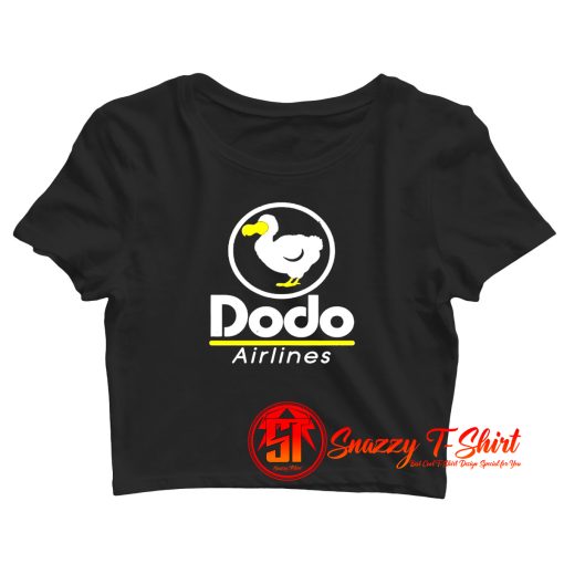 Dodo Airlines Crop Top Shirt