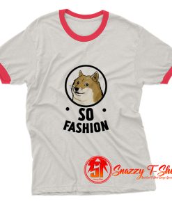 Doge So Fashion Ringer Tee