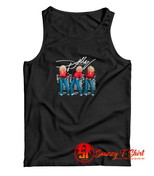 Dolly Parton Pose Style Vintage Tank Top