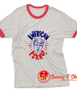 Donald Trump American Psycho Campaign Ringer Tee