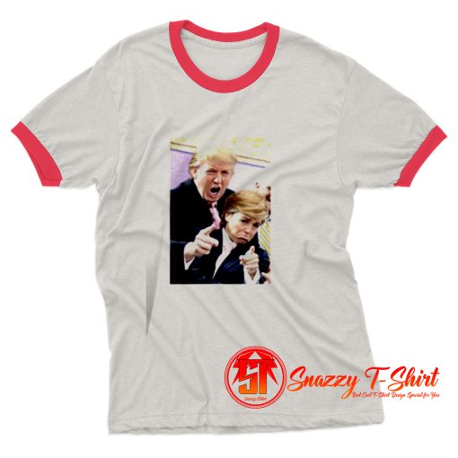 Donald Trump Fun Phot Ringer Tee