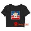 Donald Trump Home ALone Caricature Crop Top Shirt