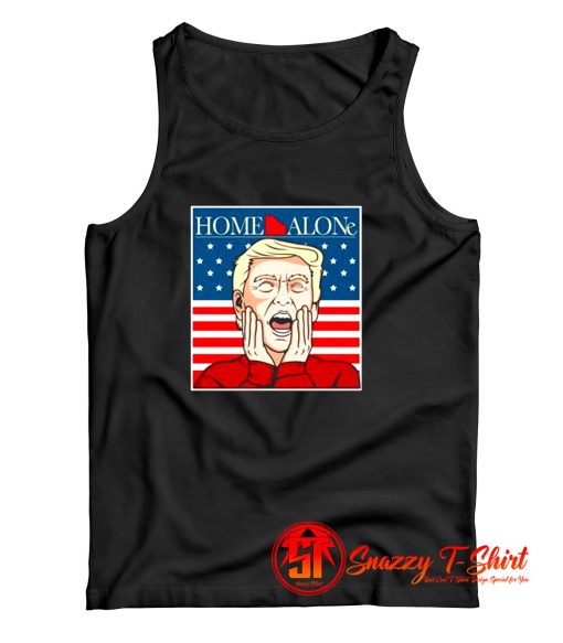 Donald Trump Home ALone Caricature Tank Top