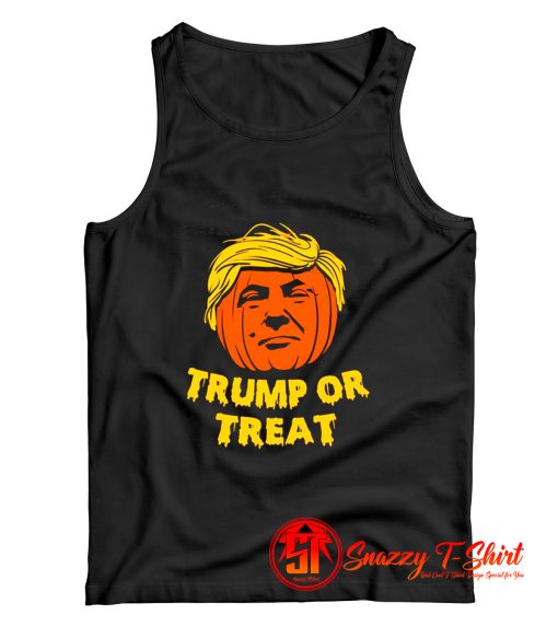 Donald Trump Or Treat Halloween Tank Top