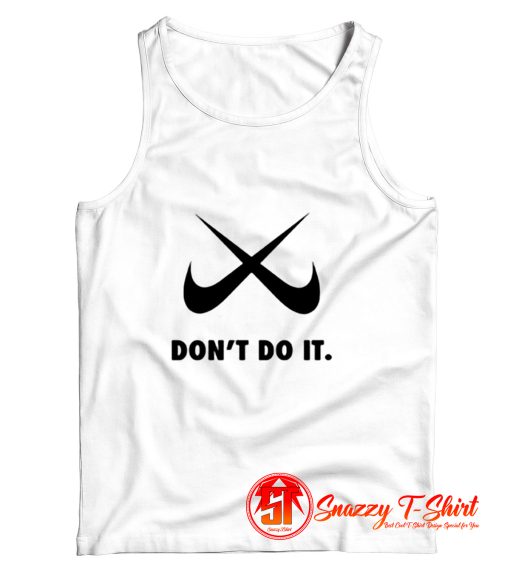 Dont Do It Fake Anti Logo Tank Top