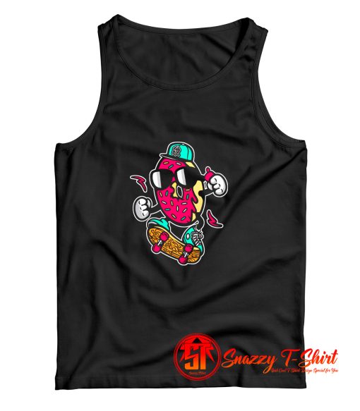 Donut Skateboarder Tank Top